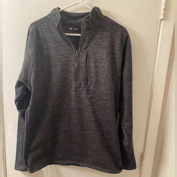 The North Face Other - 🔥The North Face Quarter Zip Pullover Men’s L Gray Fleece Lightweight
